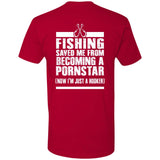 Trippie Hooks Save Me From Becomin a PornStar Premium Short Sleeve Tee (Closeout)