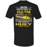 Old Man who Flew in a Huey Premium Short Sleeve T-Shirt