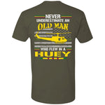 Old Man who Flew in a Huey Premium Short Sleeve T-Shirt