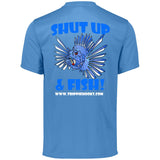 Trippie Hooks "Shut Up & Fish!" Performance Men's Moisture-Wicking Tee