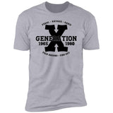 GenX FAFO Black Print Premium Short Sleeve T-Shirt