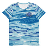 TRIPPIE HOOKS Ocean Men's Athletic T-shirt